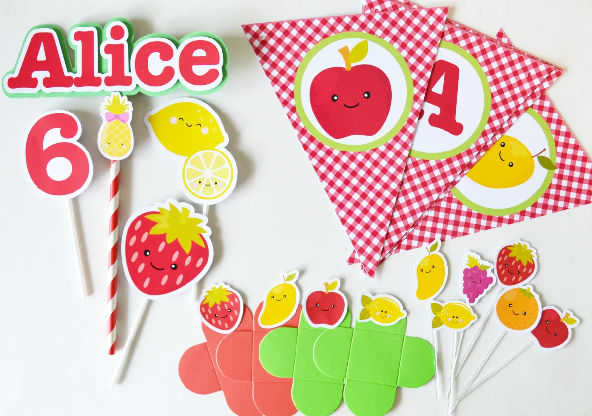 Kit Festa personalizada Frutinhas - Imagem 2