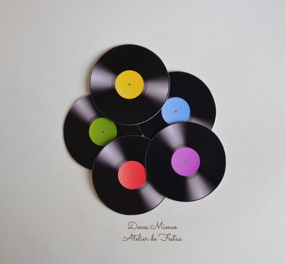 Adesivo Disco Vinil