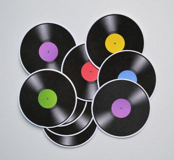 Adesivo Disco Vinil - Imagem 2