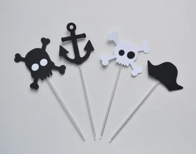 Topper de Doce Pirata - 20 Unidades