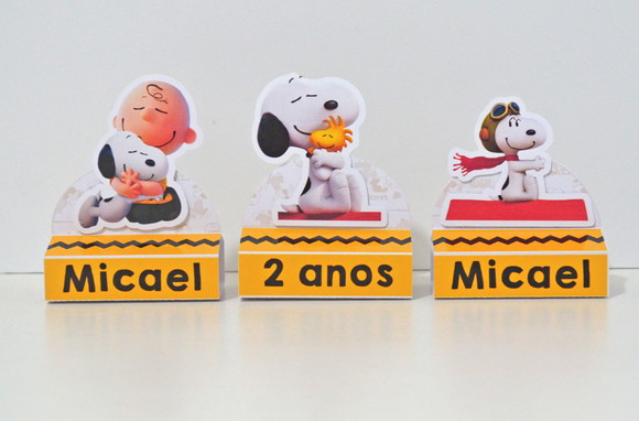 Porta Chocolate Duplo Snoopy