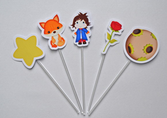 Topper p/ Doces Pequeno Príncipe