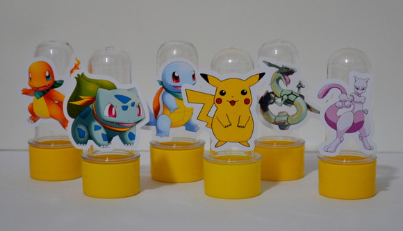 Mini Tubete com Aplique Pokémon - Imagem 2