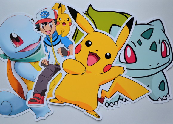 Pokémon decoração de parede