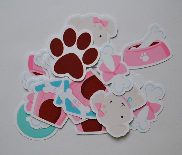 Apliques Cachorrinha Festa Pet - Imagem 2