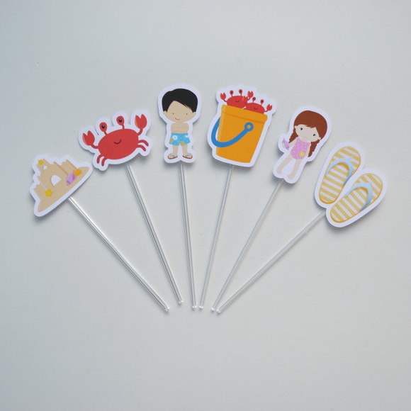 Topper de Doces Praia