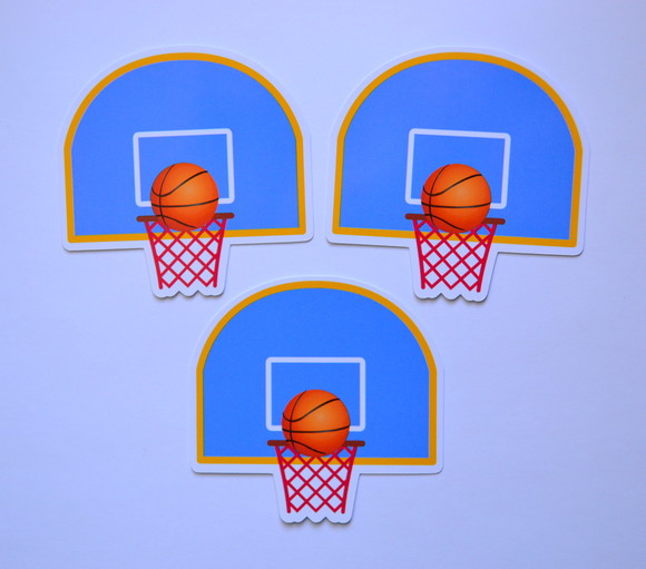 Aplique Tubete Cesta Basquete - 20 unidades