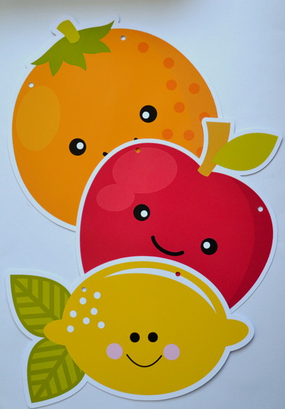 Varal Decorativo Frutinhas (8 Frutas) - Imagem 2