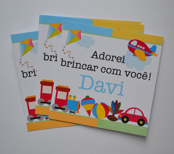 Adesivo Sacolinha Brinquedos