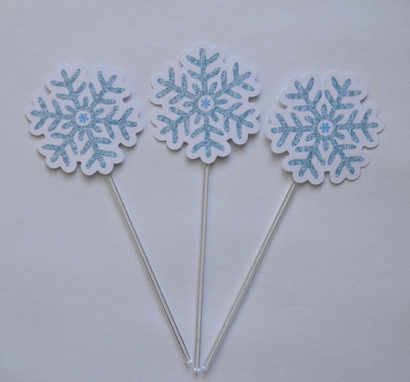 Topper de Doce Flocos de Neve - Frozen
