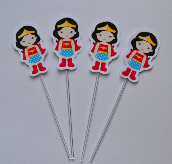 Topper de Doces Mulher Maravilha