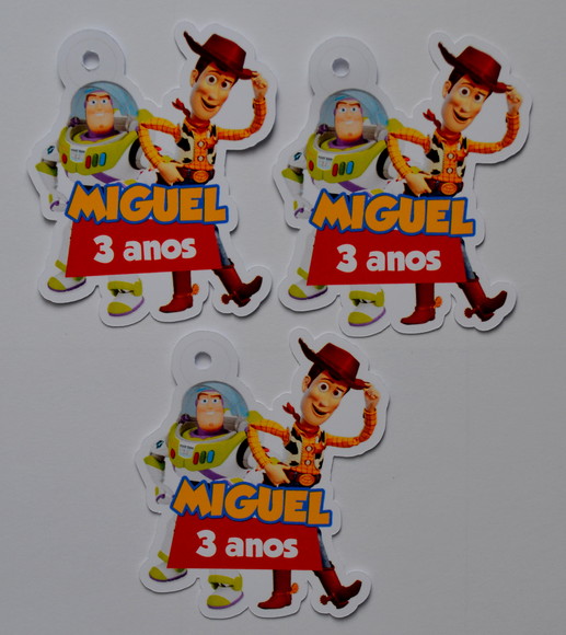 Tag lembrancinha Toy Story - 20 unidades - Imagem 2