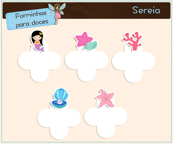 Forminhas Sereias - Imagem 2
