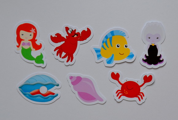 Apliques Ariel a Pequena Sereia - Imagem 2