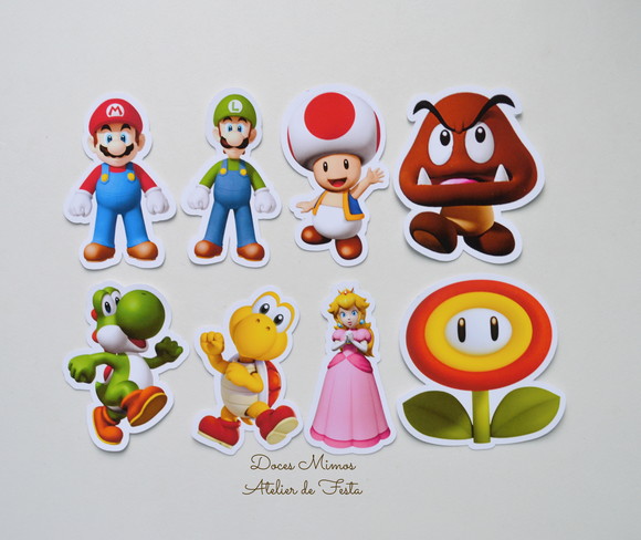 Apliques Super Mario Bros
