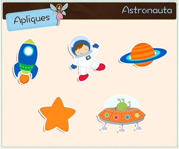 Apliques Astronauta - Imagem 2