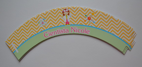 Saia para Cupcake Cientista