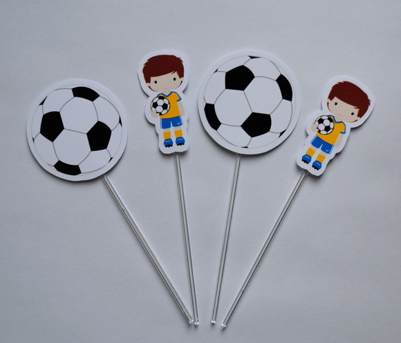 Topper de Doces Futebol