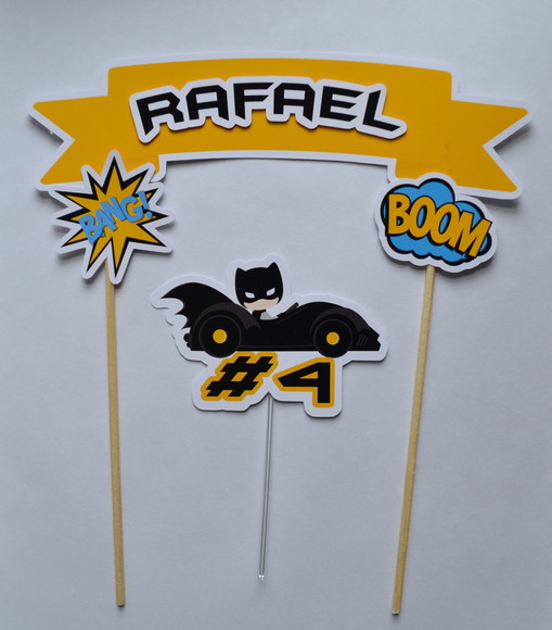 Topo de Bolo Batman - Imagem 2