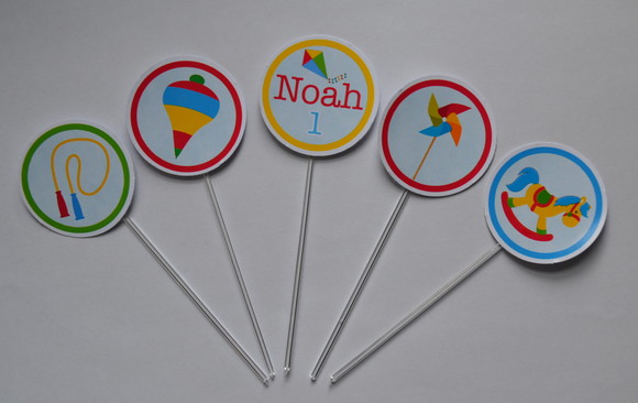 Topper de Doces Brinquedos Antigos