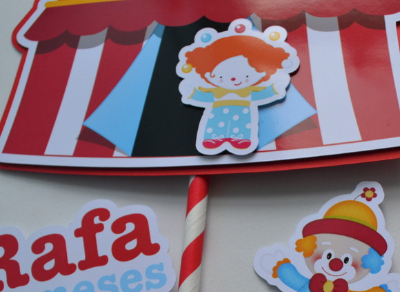 Topo de Bolo Circo - Imagem 2