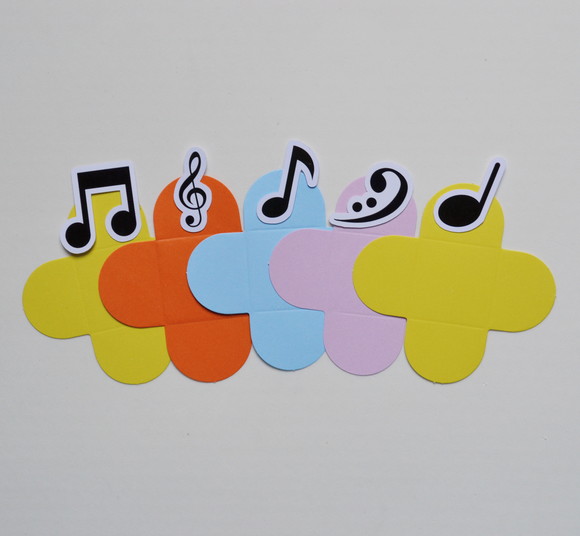 Forminhas Notas Musicais