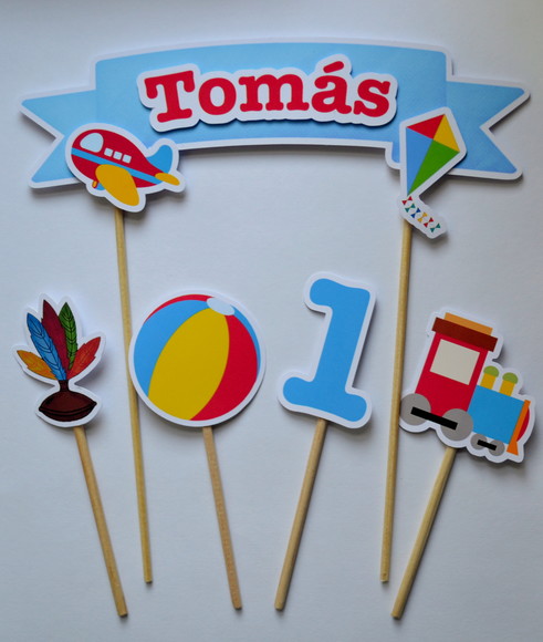 Topo de Bolo Brinquedos - Imagem 2