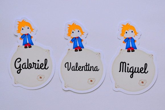 Tag Pequeno Príncipe com Nome dos Convidados - Imagem 2