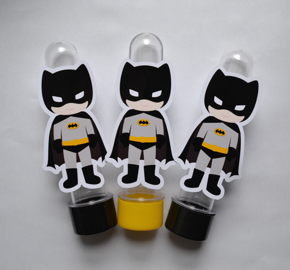 Tubete com Aplique do Batman