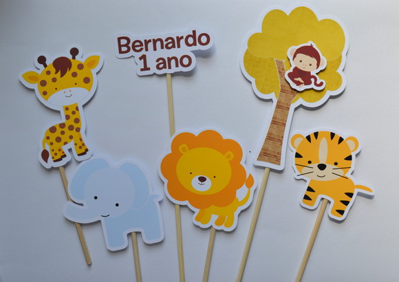Topo de Bolo Safari - Imagem 2