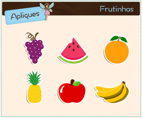 Apliques Frutas - Imagem 3