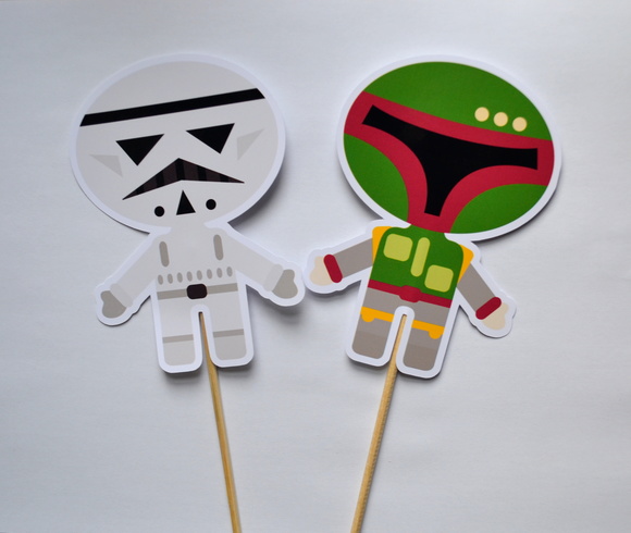 Palitões Decorativos Star Wars - 10 Unidades - Imagem 3