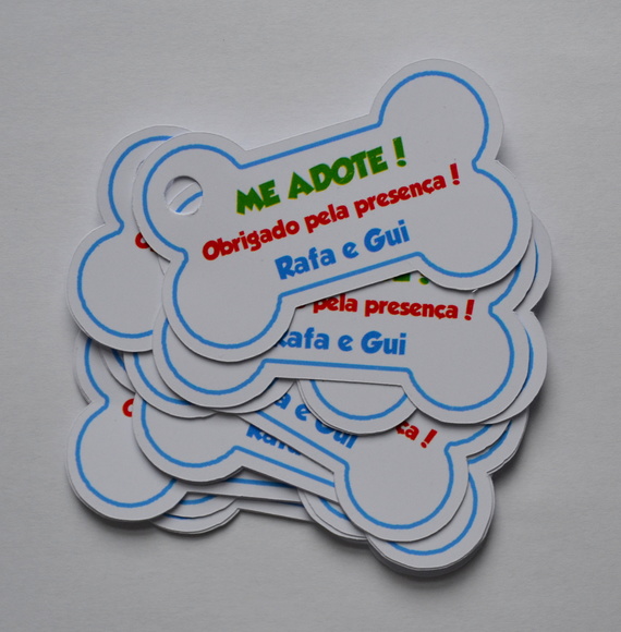 Tag lembrancinha Pet - 20 unidades