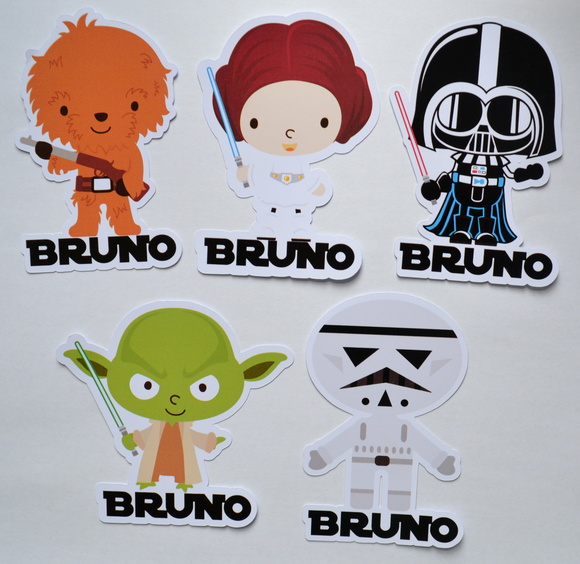 Aplique Tubete Star Wars - 20 unidades