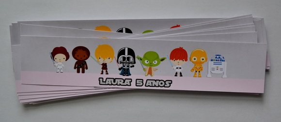Adesivos para Água Star Wars