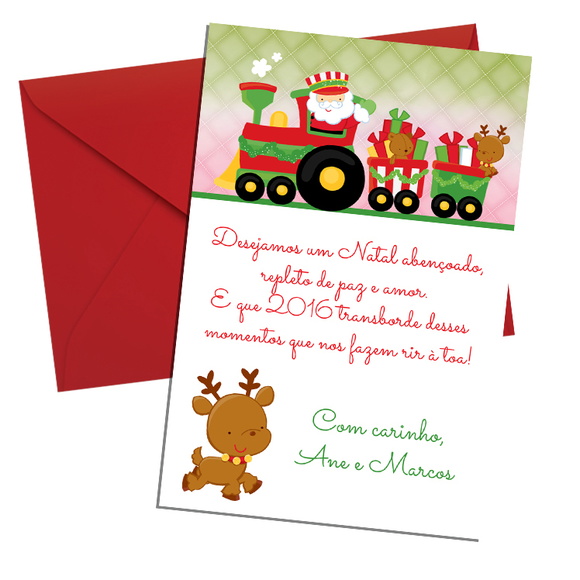 Cartão de Natal Personalizado