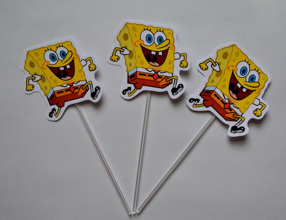 Topper para Doces Bob Esponja