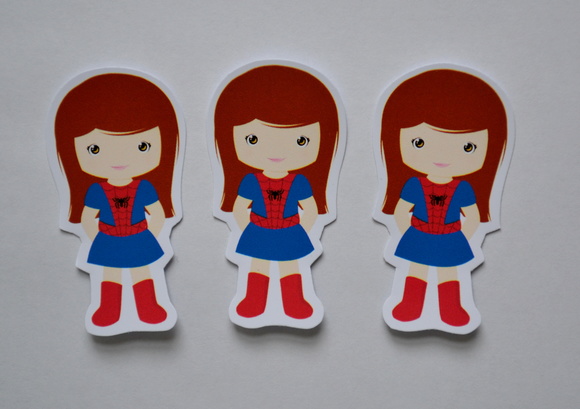 Apliques Menina Aranha