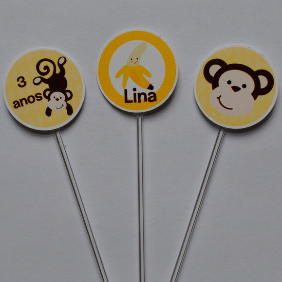 Topper personalizado Macaquinho