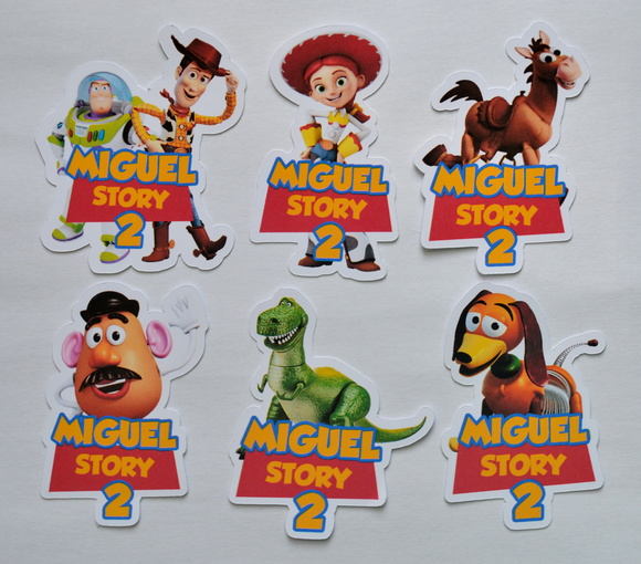 Aplique Tubete Toy Story - 20 unidades