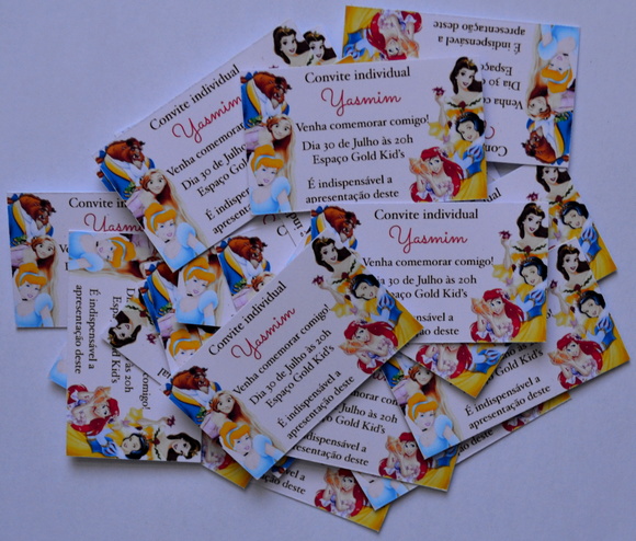 Convitinho Individual Princesas (50 unidades)