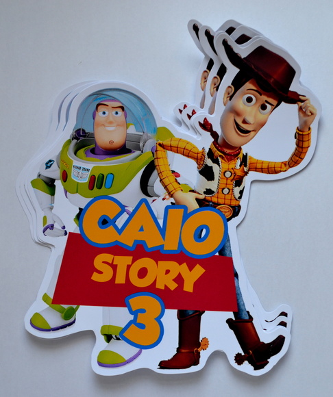 Aplique Tubete Toy Story - 20 unidades