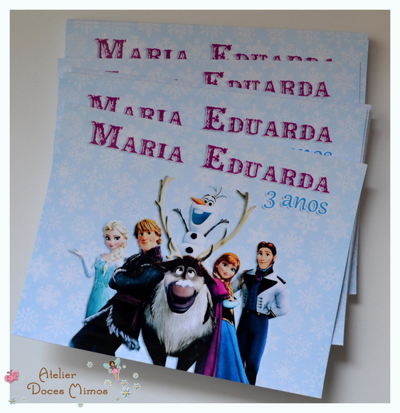 Adesivo Sacolinha Frozen