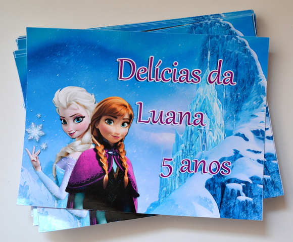 Adesivo Marmitinha Frozen
