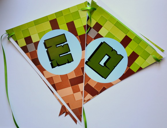 Bandeirolas Minecraft