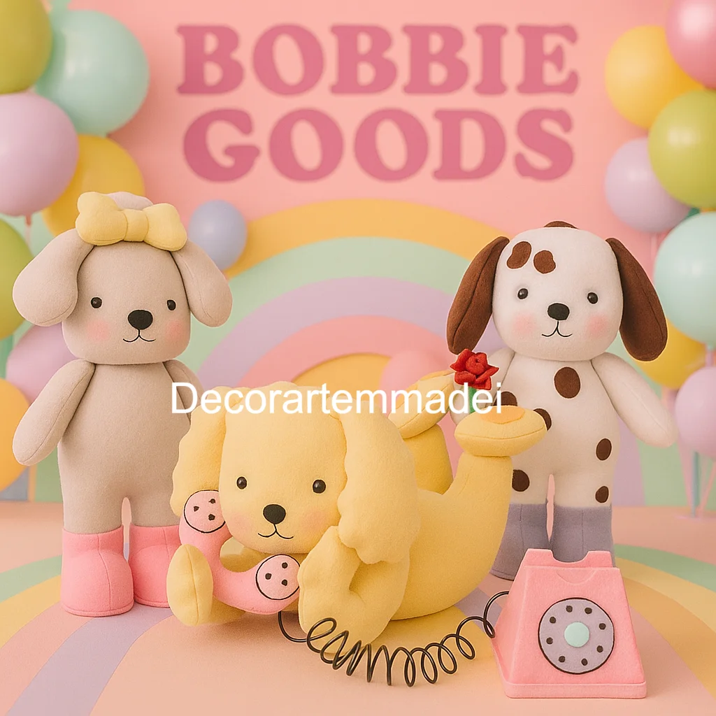Bobbie Goods Bonecos Decoraçao em Feltro festa - Imagem 1