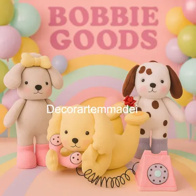 Bobbie Goods Bonecos Decoraçao em Feltro festa