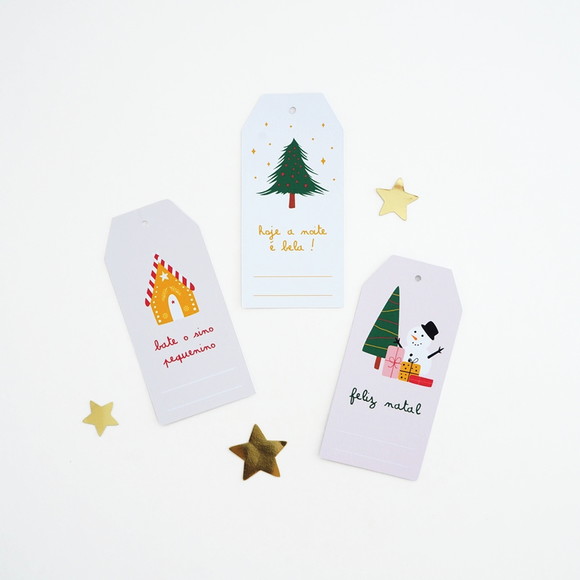 25 Tags Etiqueta para Presentes de Natal