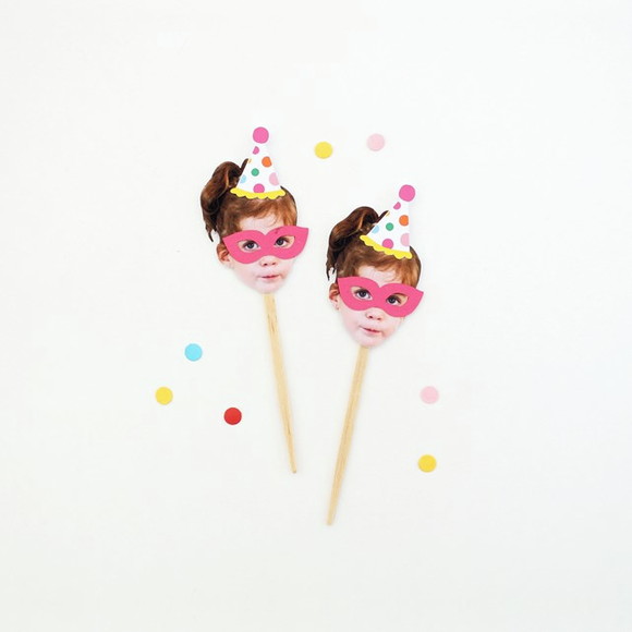 Topper Rostinho Carnaval (12 Un)