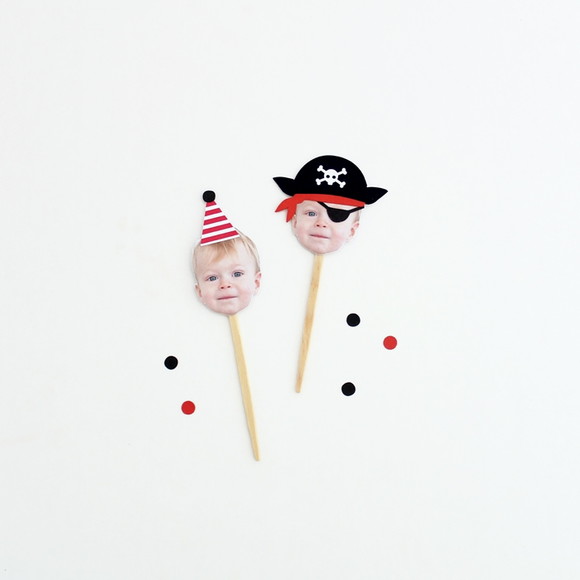 Topper Rostinho - Piratas (12 Un)